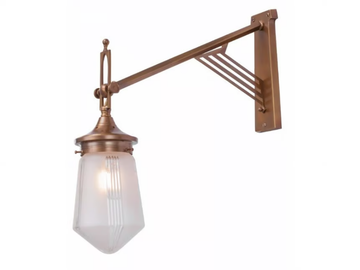 PRAGUE VI - Handmade brass wall lamp by Patinas Lighting - view 2